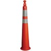 VizCon Grabber-Cone w/ 4" & 6" Reflective Collars (No Base), 42", Orange - / (1 Unit)