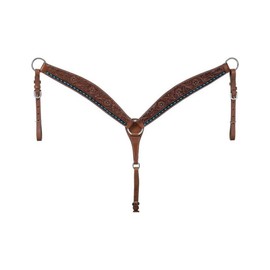 Tough 1 Turquoise Buckstitch Breastcollar Horse Me