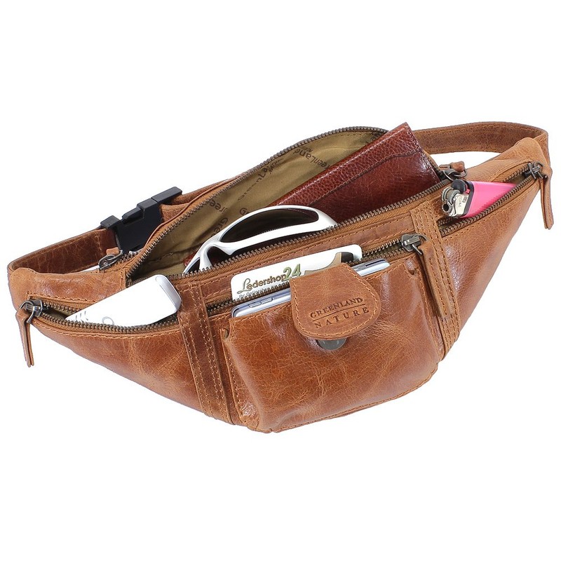 Greenland Light Bum Bag Leather 36 cm