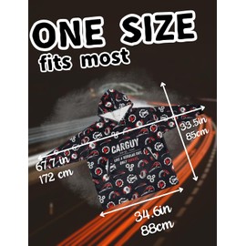 Huglanket Car Guy Gifts for Car Lovers, Wearable Blanket Hoodies for Adults for Birthday, Christmas, Oversized Flannel Hooded Blankets, One Size Fits All