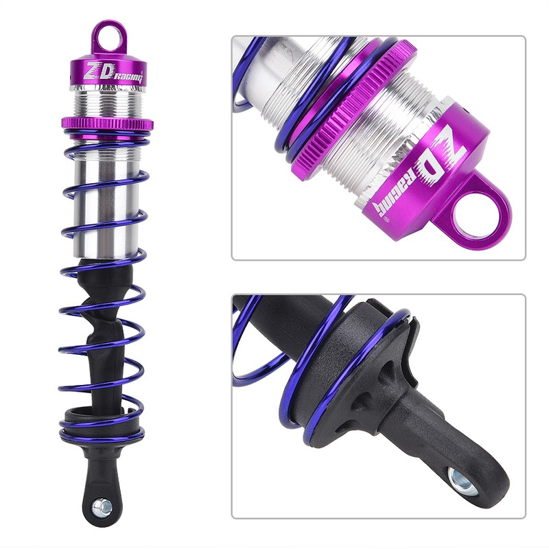 4pcs 1/8 RC Car Metal Oil Pressure Adjustable Front Shock