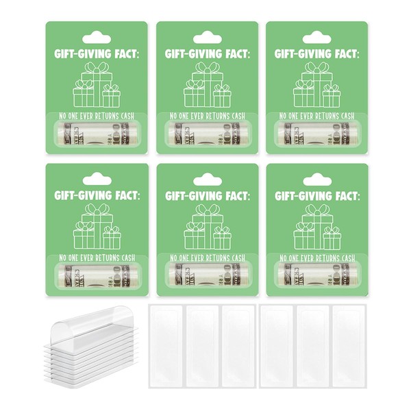 WINGTECA 6Pcs Funny Money Holder for Cash Gift Money Gift