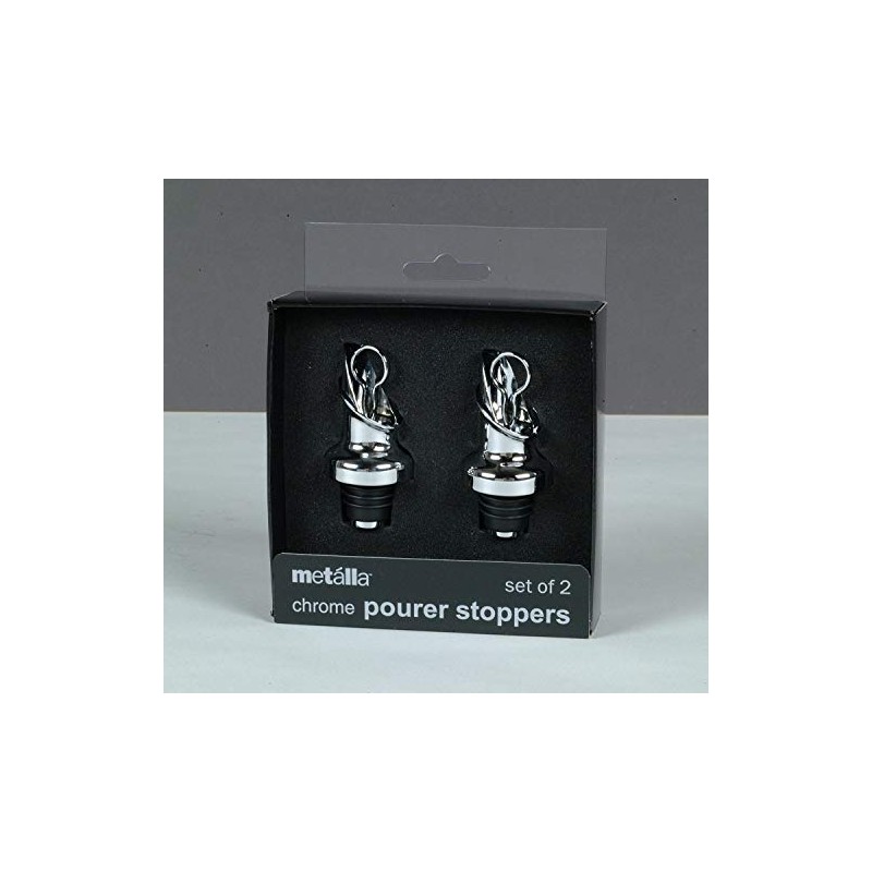 Prodyne Wine Pourer/Stopper, Set of 2