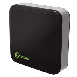 Lockdown Puck Monitoring System with WiFi, Free Updated App, Door Sensor, Motion and Temperature Detection and Easy Install for Vault, House and Room Security