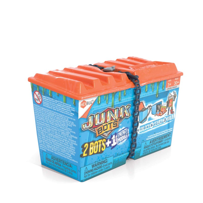 HEXBUG JUNKBOTS - Alley Dumpster Kit - Surprise Alien-Powered Construction