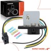 A-Premium HVAC Blower Motor Resistor with Wire Harness Kit Compatible