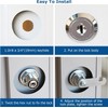 Oungy 12Pack 30mm Cabinet Locks, Keyed Alike Cam Locks Security
