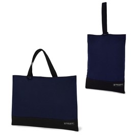 COLORFUL CANDY STYLE NK400600 Lesson Bag, Shoe Case, Set of 2, Lesson Bag, Shoe Case, Preparation for Kindergarten, Stylish, Common, Deep Navy x Black