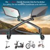 BriskMore Handlebar Bike Mirror, Scratch Resistant Glass Lens, Ajustable And