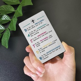 EE&YU Pastor Christmas Card Gifts - Pastor Appreciation Gifts for Men Women, Pastor Anniversary Card, Pastor Birthday Present