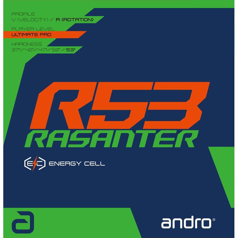 andro 112292 Table Tennis Rubber Lazanter R53 Soft Back UM