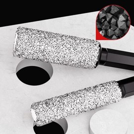 Tile Hole Saw Kit, Hexagonal Handle Brazing Hole Drill Bit, Drilling Opener for Cabinet Veneers Marble Shower Granite Metal Wood