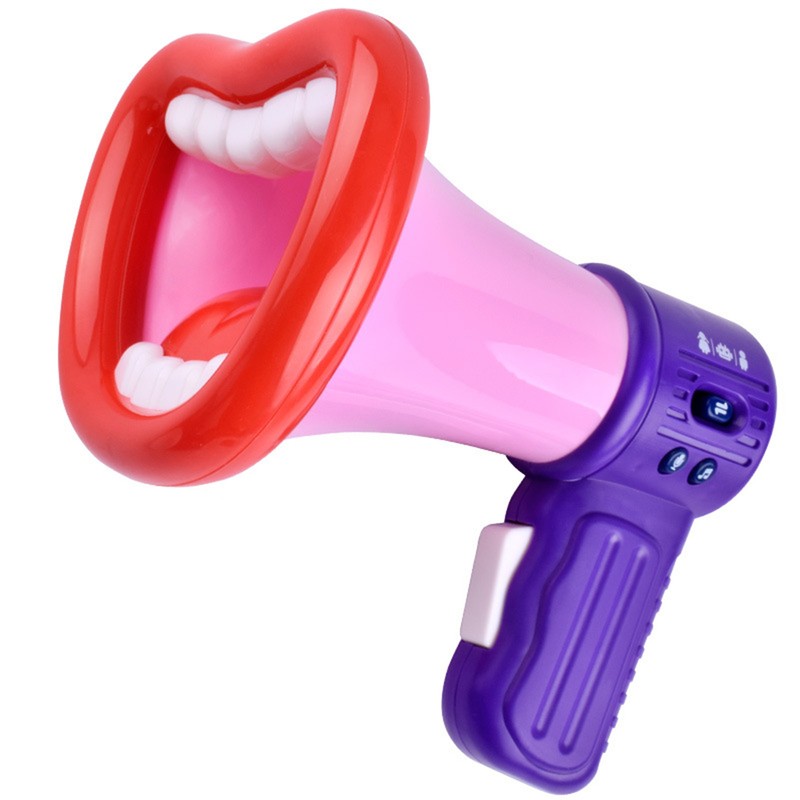 Voice Changer Horn Toy for Kids Mouth Shape Multi Button
