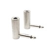 2pcs 1/4" Right Angle Adapter Male Female 90 Degree TS