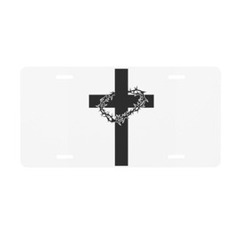 Christian License Plate 6" X 12" Front License Plate Vanity License Plates for Front of car Decorative License Plates for Front of car Vanity.16