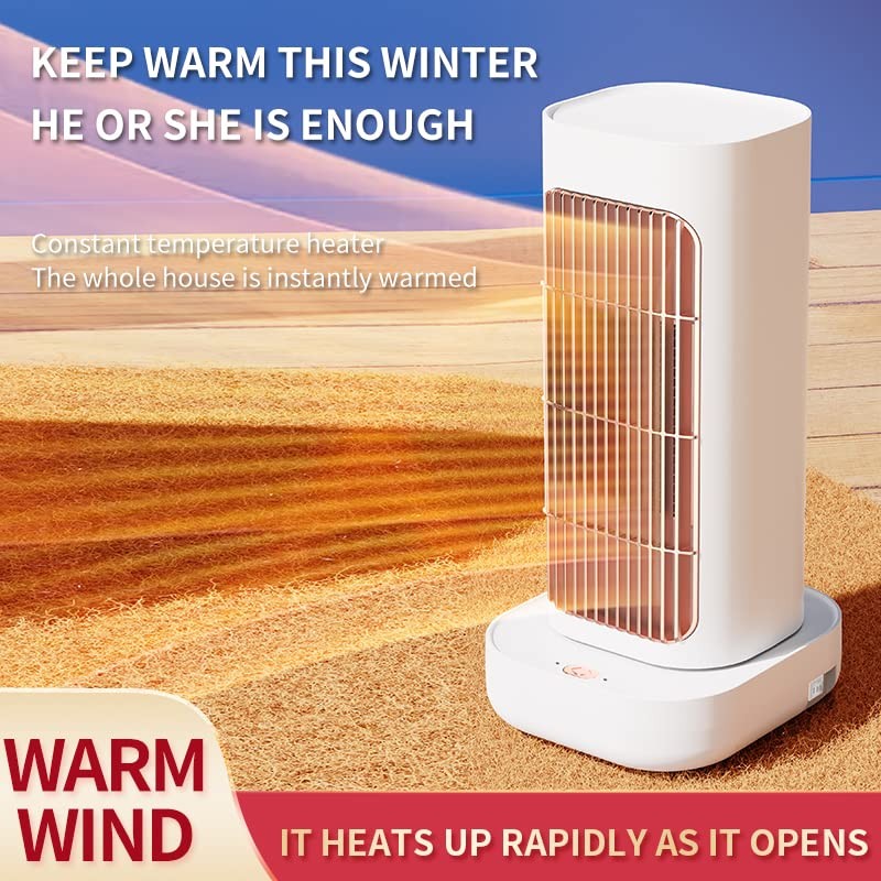 Space Heaters for Indoor Use, 1300W Electric Heater, PTC Ceramic