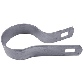 3-1/2" Tension Band for Chain Link Fence - Use for 3-1/2" Outside Diameter Post/Pipe - Galvanized Chain Link Tension Band - Qty 30