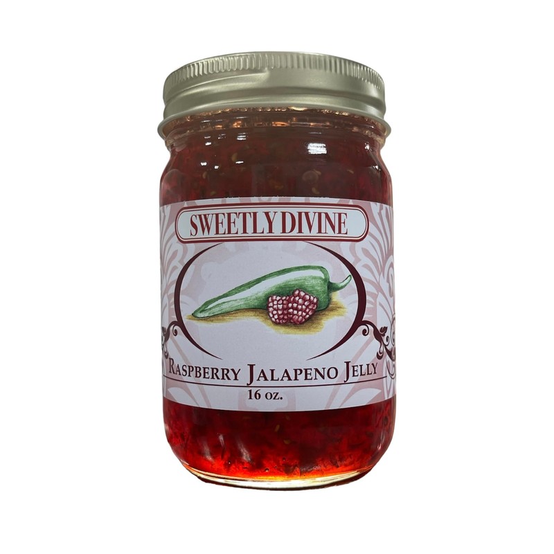 Sweetly Divine Hot Pepper Jelly - Multiple Flavors Available (Raspberry