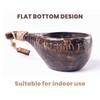 Handcarved Wooden Kuksa Cup - Scandinavian Bushcraft Bowl for Camping
