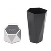 2Pcs Car Trash Can with Lid Waterproof Decorative Automotive Portable