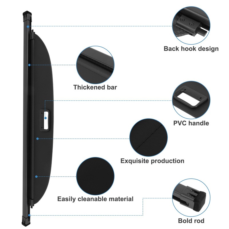 ECCPP Cargo Cover 2010 2011 2012 2013 2014 2015 Fit