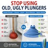 Bathtub Drain Stopper, 6 Inch Silicone Tub Stopper, Reusable Suction