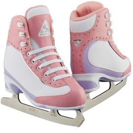 SKATE GURU Jackson Ultima Softec Vista ST3201 Figure Ice Skates for Girls/Color: Pink, Size: Youth 11
