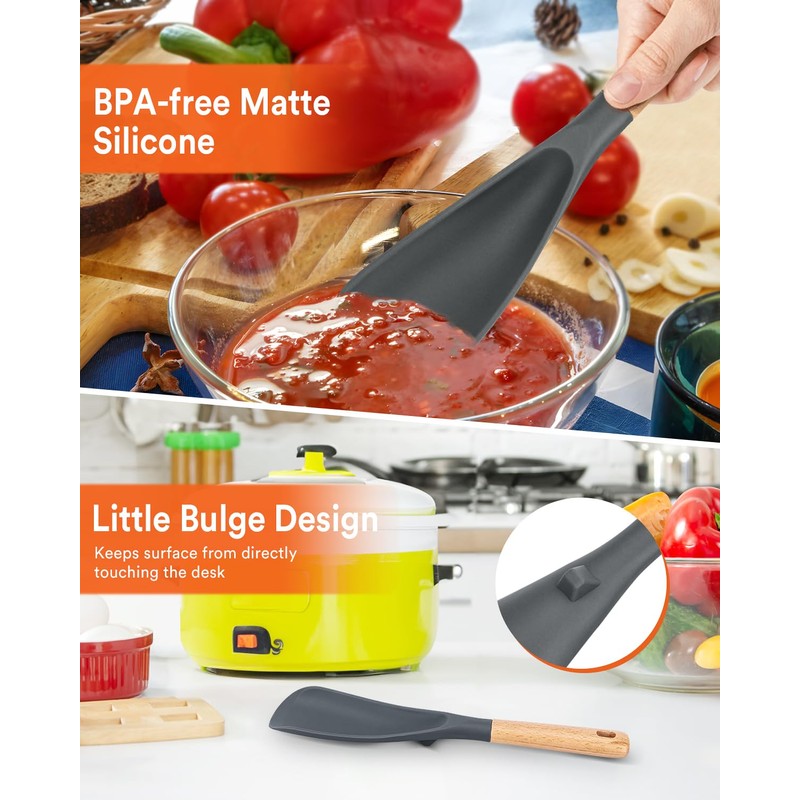 Cooking Spoon for Nonstick Cookwares, Great for Cooking and Serving
