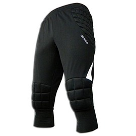 ICHNOS football soccer adult size goalkeeper cropped pants 3/4 shorts (S)