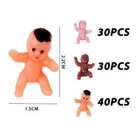 JTMKYO 100 Pieces Angel Dolls, Small Plastic Dolls, Mini Plastic Dolls, Mini Dolls for Parties, Games, Party Decorations and Crafts