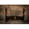 Ten Ryu MA-2SD Two-Tier Sword Stand, Black Lacquer Finish
