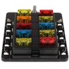 SELEAD 10-WAY Blade ATO/ATC/ATS Fuse Box Standard Circuit Fuse Holder