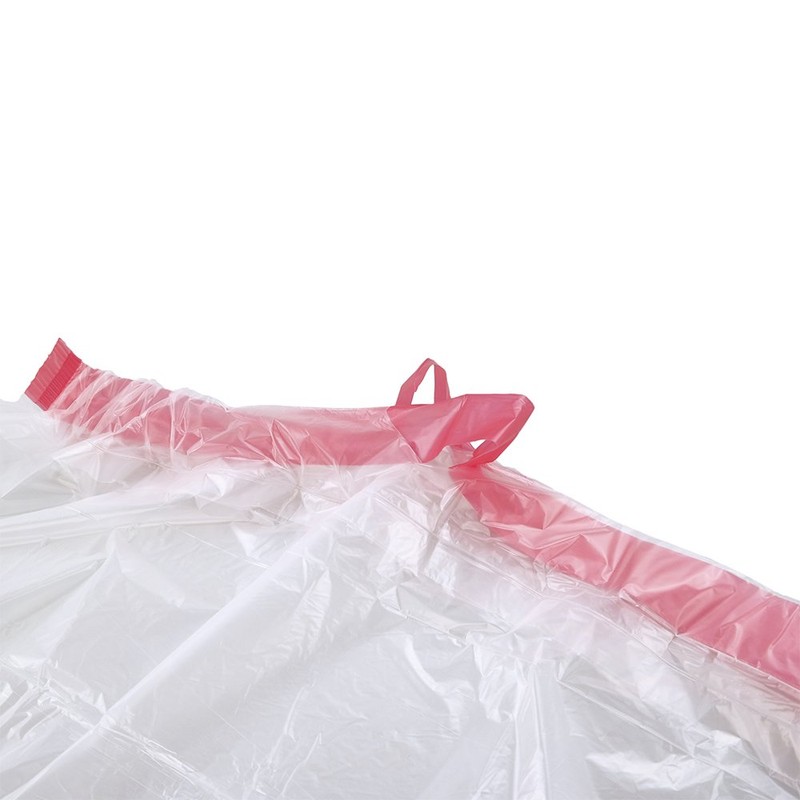 Jekiyo 8 Gallon Medium Trash Bags, Drawstring Clear Garbage Bags,