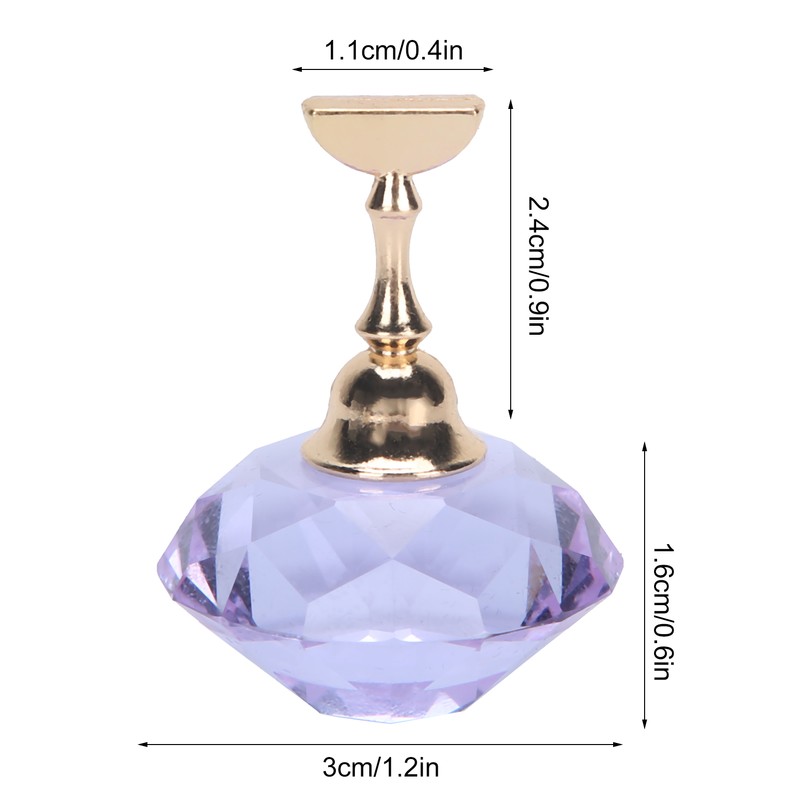 Nail Art Display Stand Set Magnetic Crystal Holder Practice Showing