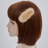 Lala 천연 밍크털 똑딱핀(LALA-H676) Natural Mink Fur Hair Clip (LALA-H676)
