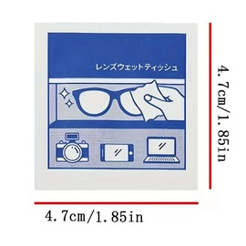 OKONOS 100 Pcs Disposable Eyeglass Cleaning Wipes Pre-Moistened Lens Wipes for Glasses and Screens