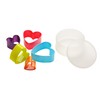 Premier Housewares Heart Shaped Cutters - Set of 5, Multi-Coloured