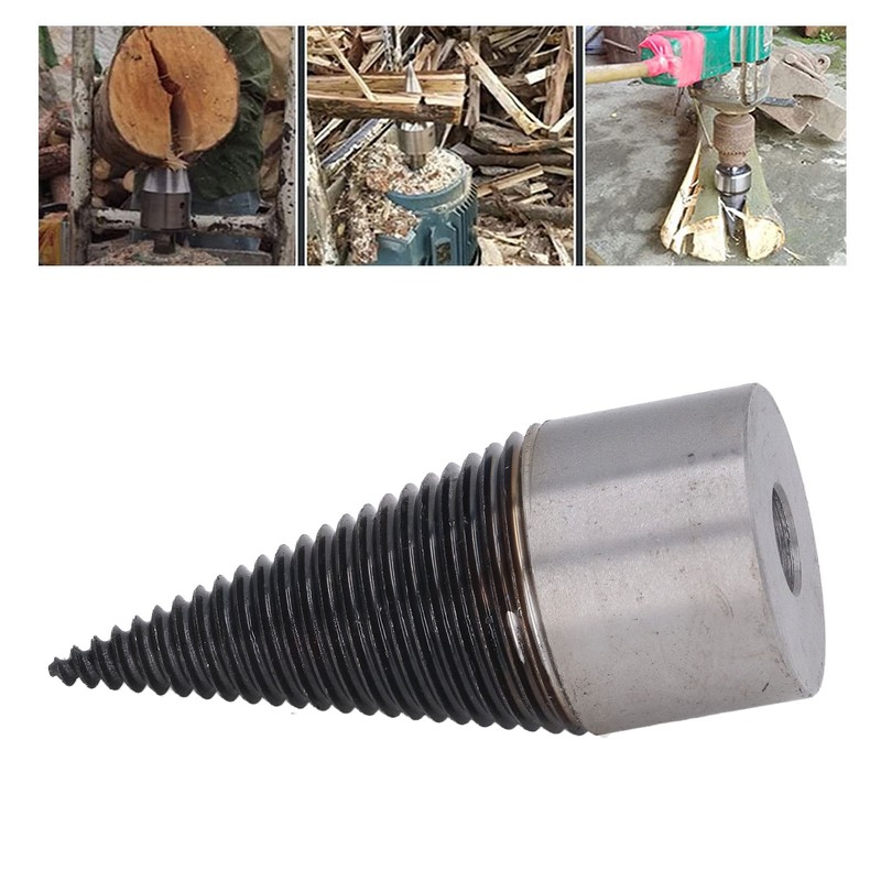 Wood Splitter Drill Carbon Steel High Hardness Removable Wear Resistant
