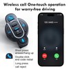 Docooler Motorcycle Handlebar Remote, Motorcycle Bicycle BT5.4 Media Button Controller,