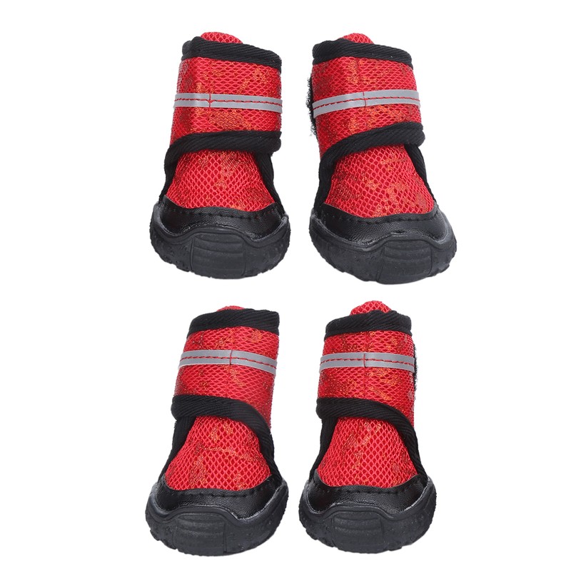 Pet Shoes Adjustable AntiSlip Outdoor Dog Boots for Small Medium