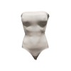 Body Conformation Modellierung Frau Bandeau mit Abnehmbaren Trägern Nahtlos -