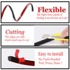 Flexible Quarter Round Molding, Peel and Stick Bendable Trim for