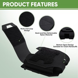 NEXT STATION Handcuff Holster，MOLLE Handcuff Case fits Multiple Cuffs,Handcuff Pouch for Duty Belt Law Enforcement Quick Release Durable