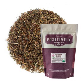 Organic Positively Botanicals Company, Red Clover Blossoms, Herbal Tea Loose Leaf Botanical, 16 Ounce