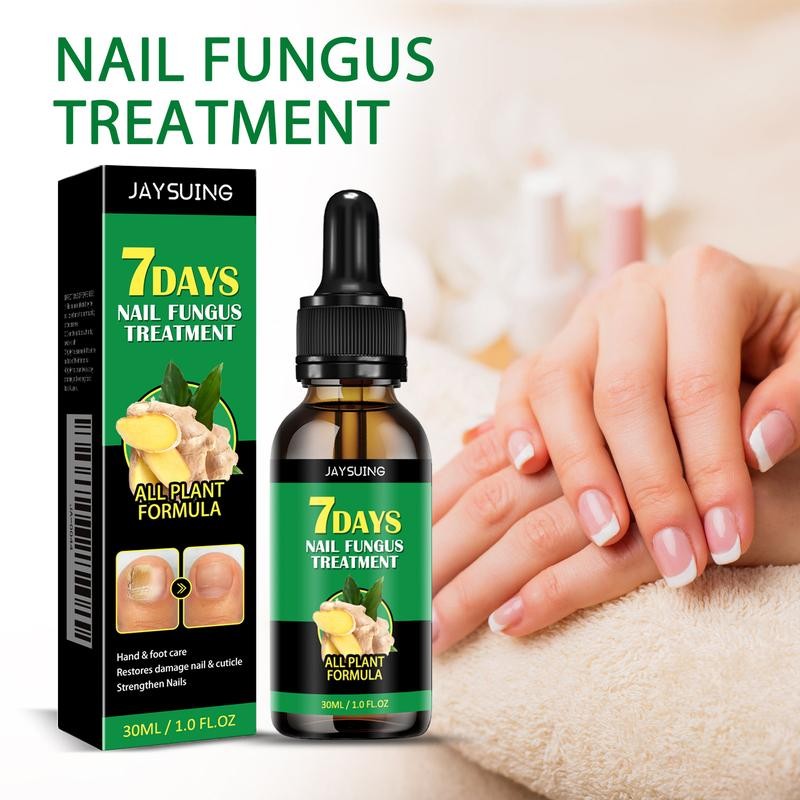 JAYSUING Ginger Nail Treatment-Vitamin E & Plant Extracts for Repairing