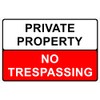 The Signal Range Pack of 2 rigid plastic signs 300mm