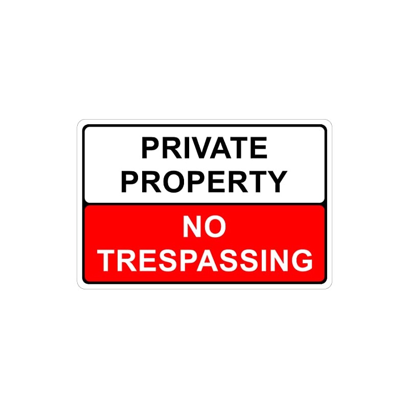 The Signal Range Pack of 2 rigid plastic signs 300mm