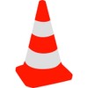 CafePress Traffic Cone Rectangle Bumper Sticker Car Decal