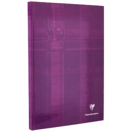 Clairefontaine - Ref 9040C - Hard Cover Notebooks (96 Sheets) - A4 Size, Plain Ruling, 90gsm Brushed Vellum Paper, Laminated Card Cover - Random Colour Cover