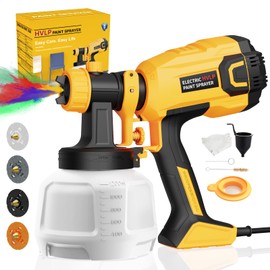 LIFOVE Paint Sprayer - 700W HVLP High Power Electric Spray Paint Gun with Adjustable Spray Width, 4 Nozzles & 3 Patterns, 40 Fl Oz Container, Easy to Clean, for Furniture, House, Fence, Walls, Etc.